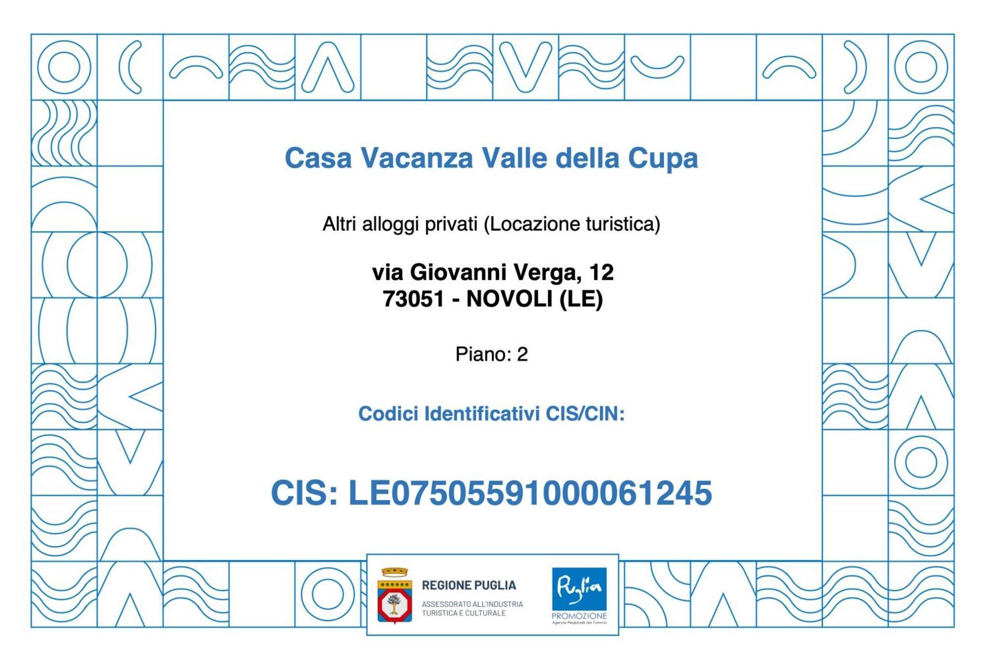 Novoli Casa Vacanza Valle Della Cupa מראה חיצוני תמונה